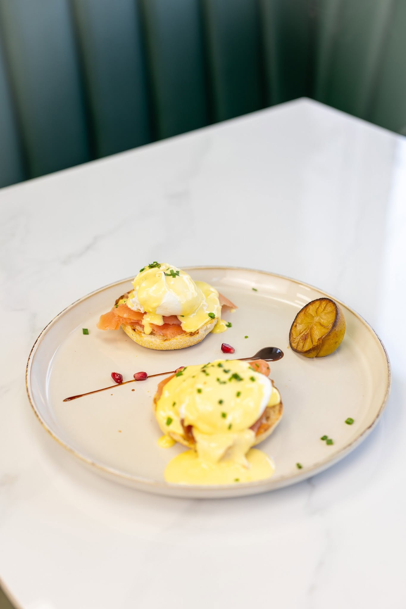 Eggs Royale with smoked salmon and hollandaise